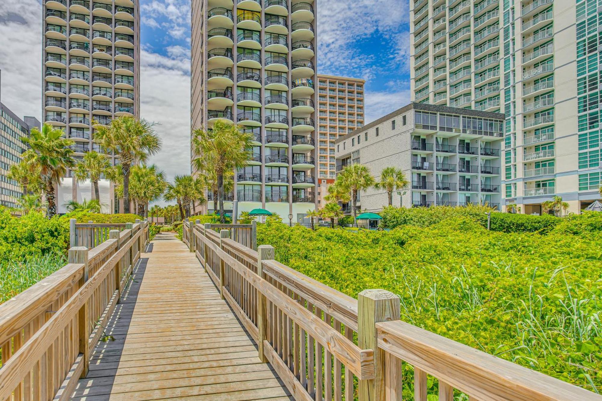 Myrtle Beach Oceanfront Condo With Covered Balcony! Ngoại thất bức ảnh